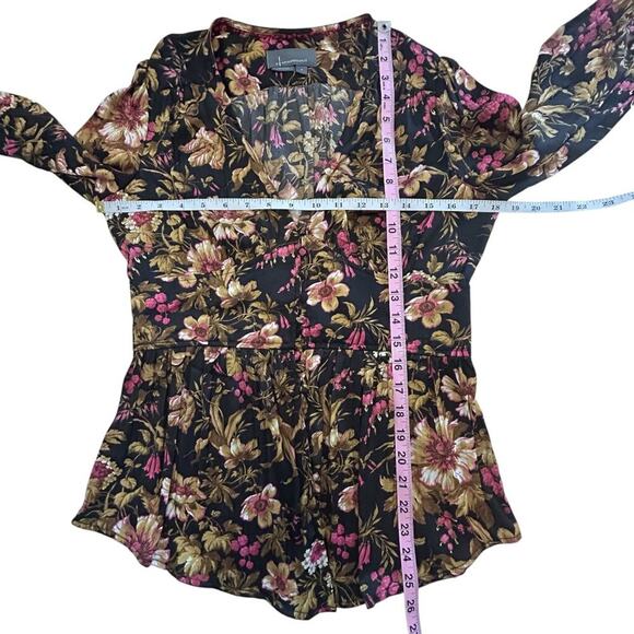 BY ANTHROPOLOGIE Deep-V Tunic Blouse NWT Small - Picture 9 of 13